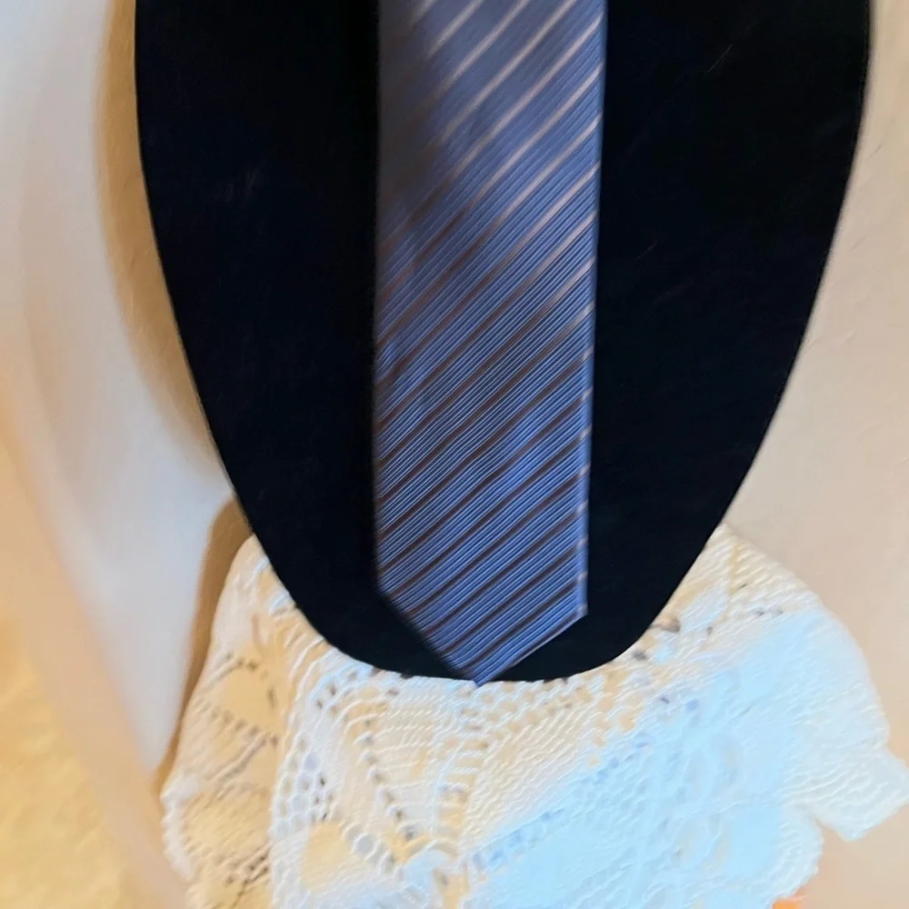 Angelo Rossi Men's Necktie Striped Hand Made.